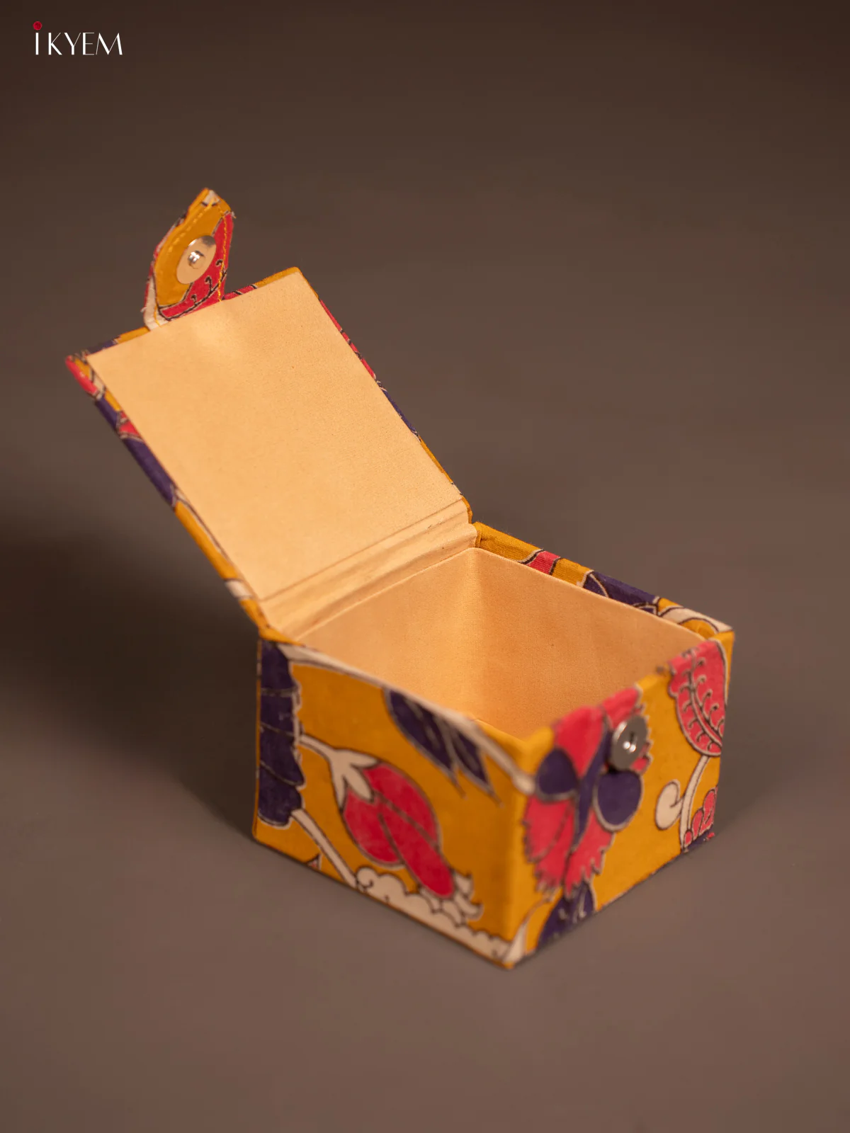 Kalamkari Jewel Box - Orange - KE29181 - Image 2