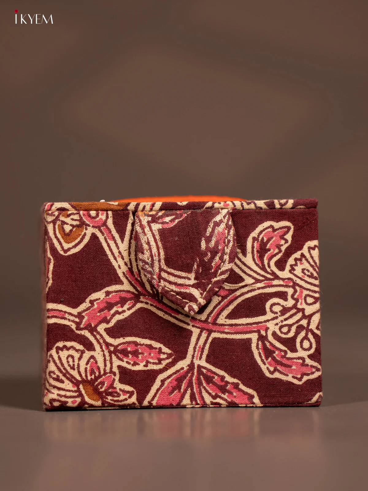 Kalamkari Jewel Box - Maroon - KE29186 - Image 3