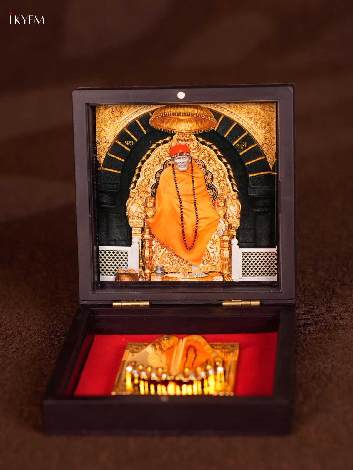 Paduka Box - Sai Baba - Yellow - KEA2724 - Image 3