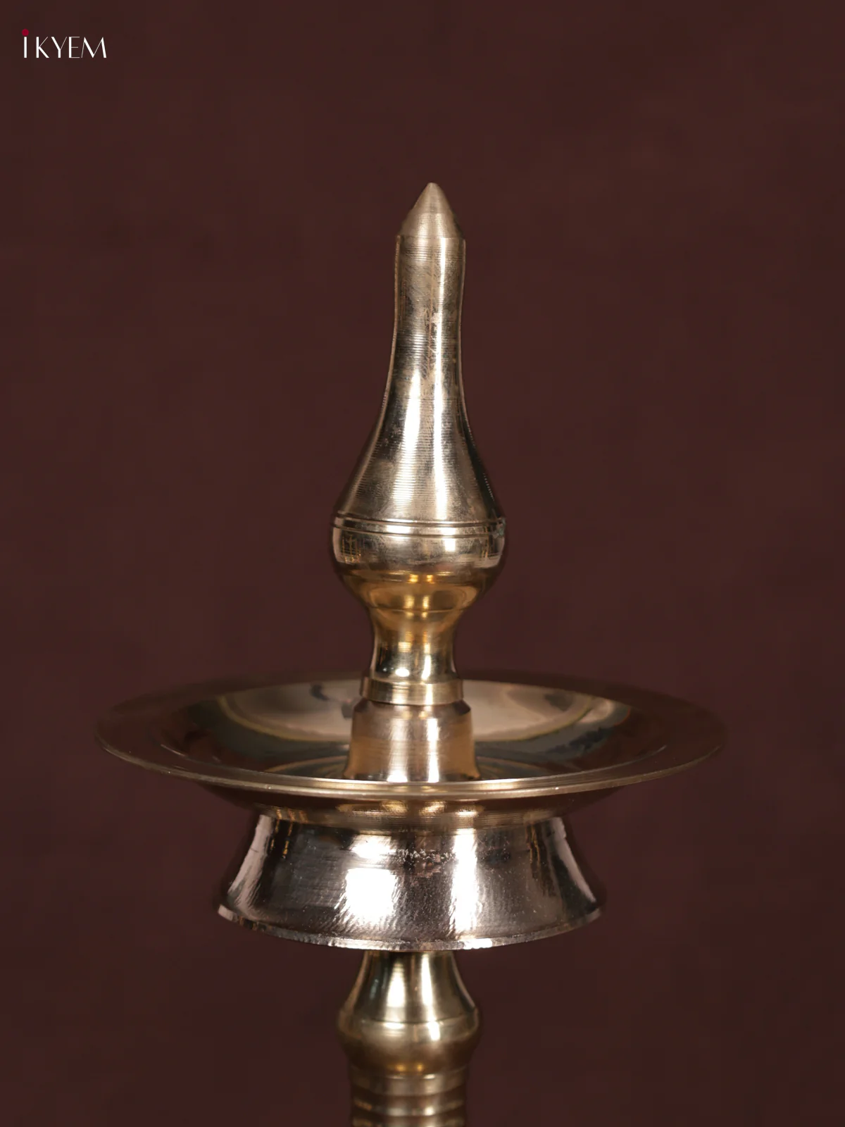 Brass Kerala Diya - 12 Inch - Image 2