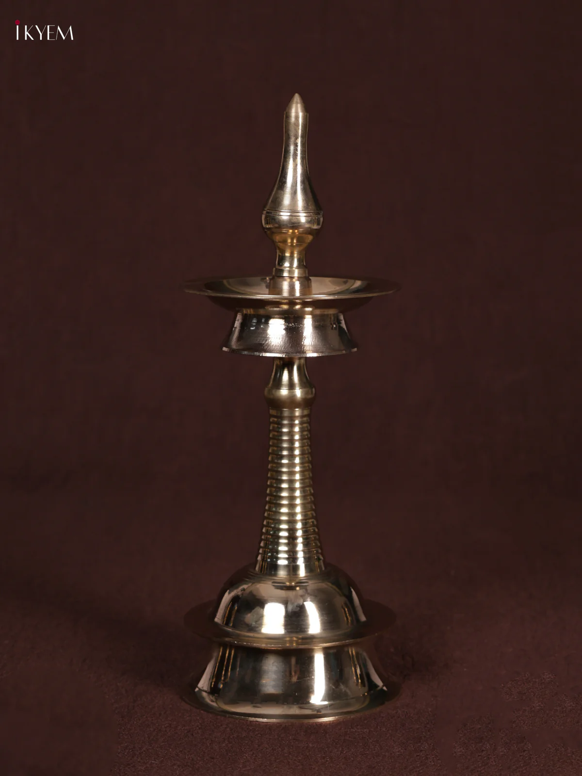 Brass Kerala Diya - 12 Inch - Image 3