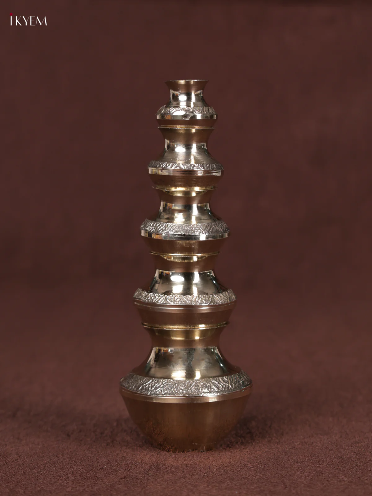 Brass Kubera Kalash set - set of 5 - KEA2913 - Image 3