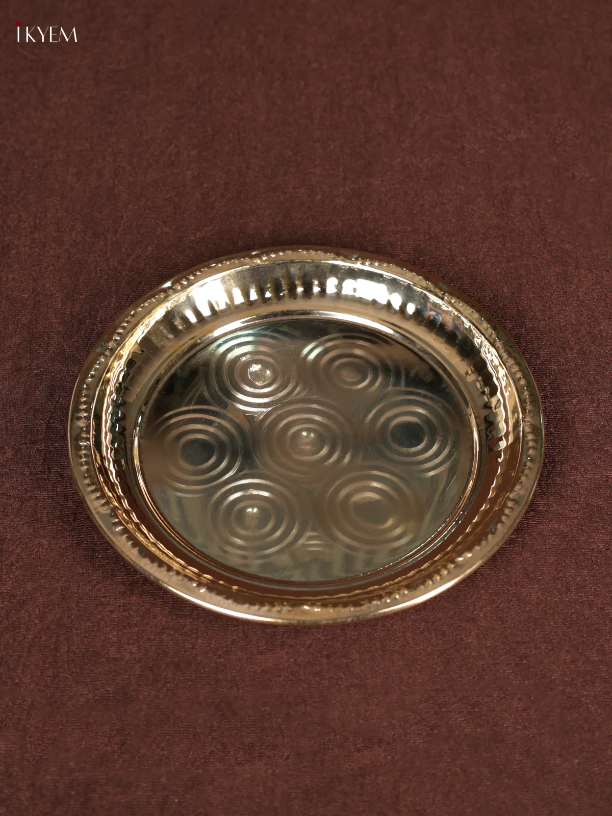 Brass Round Ring Plate - (8x8) - KEA2923