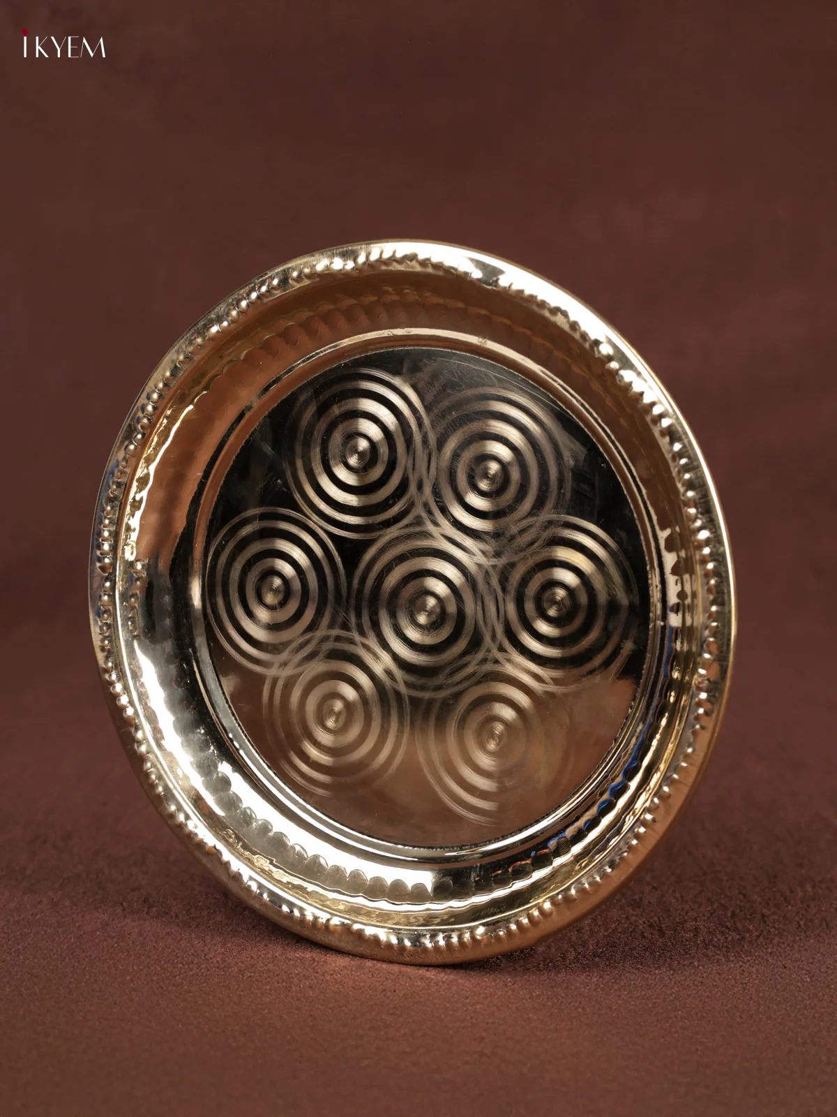 Brass Round Ring Plate - (8x8) - KEA2923 - Image 3