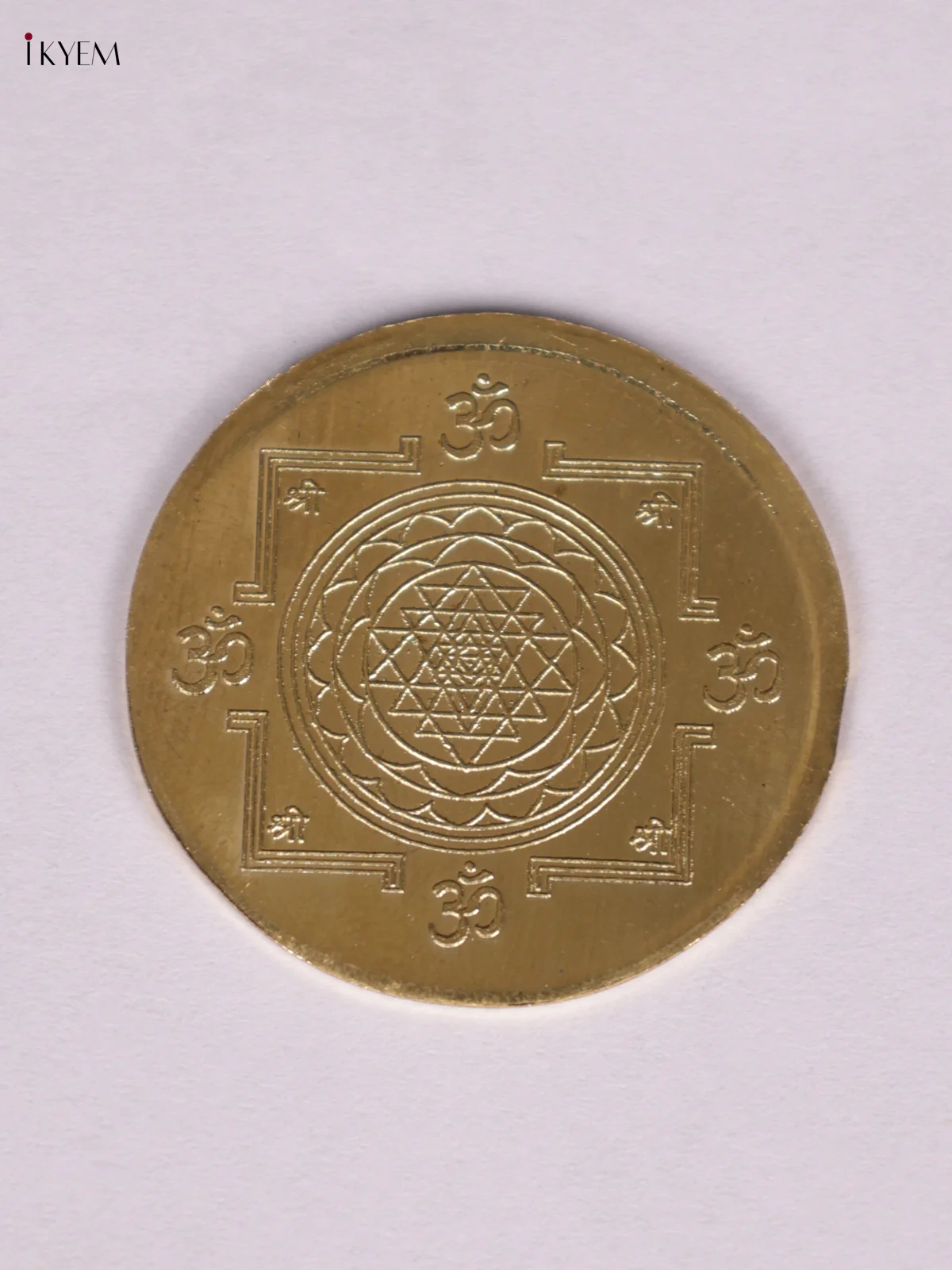 Brass Lakshmi Kubera Coins with Kubera Numbers - KEA2938 - Image 4