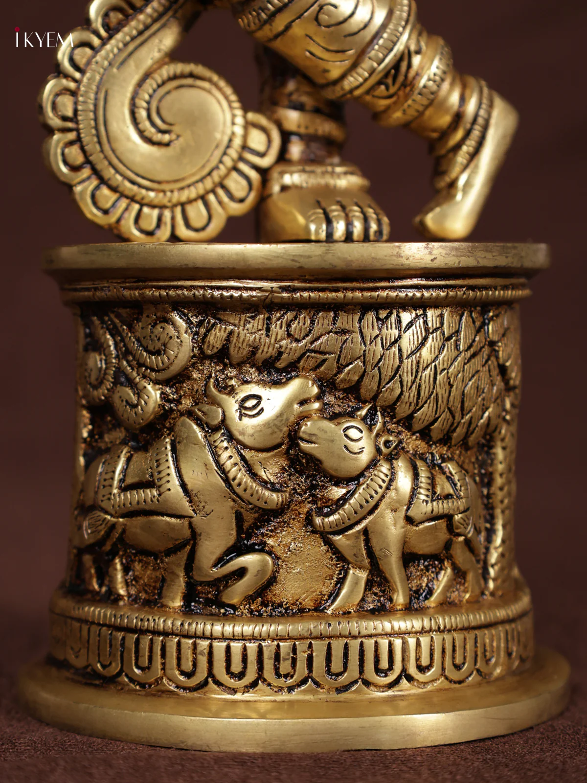 Brass Krishan Statue - KEA3108 - Image 4