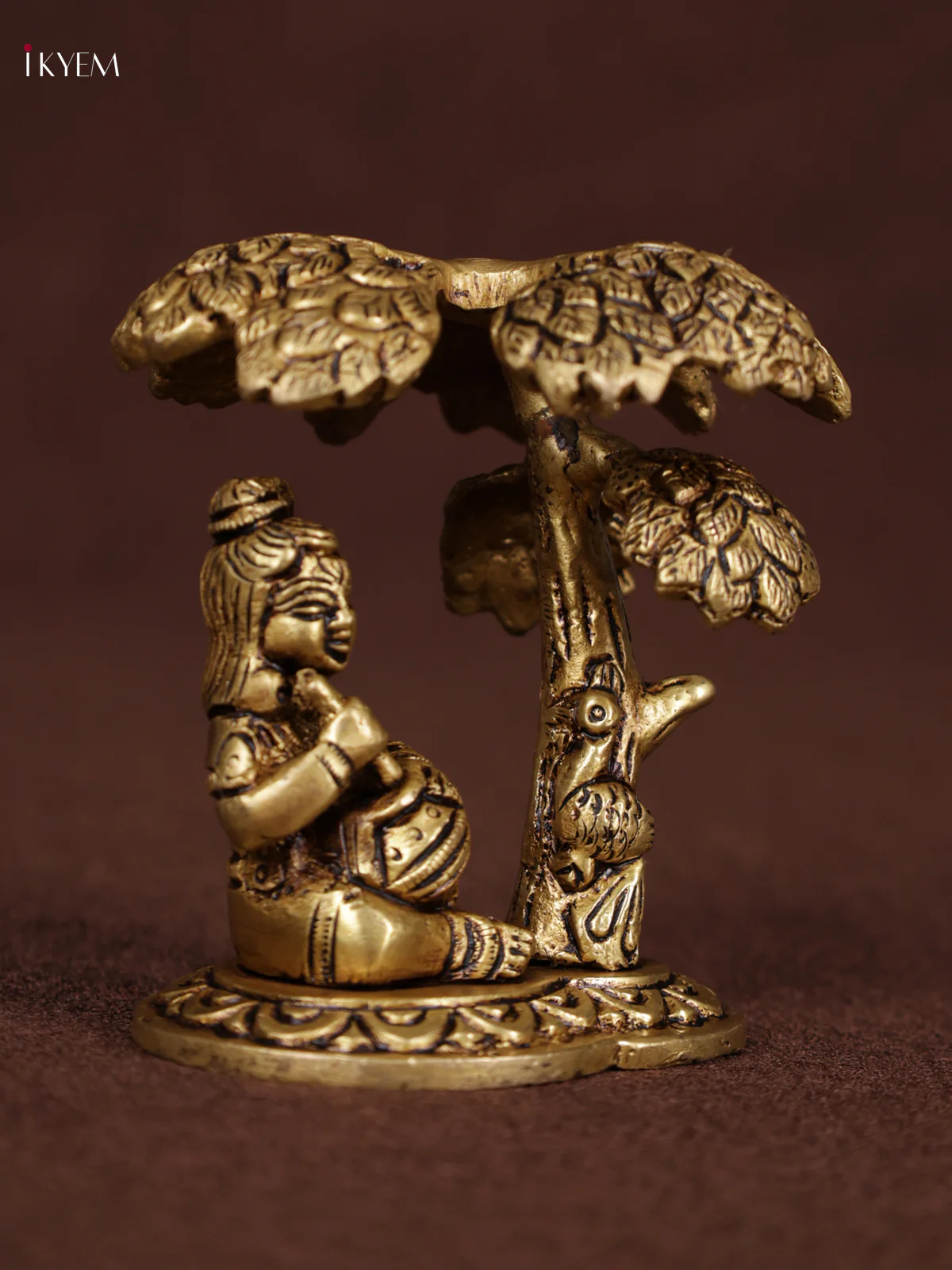 Brass Tree Krishan Statue - KEA3114 - Image 2