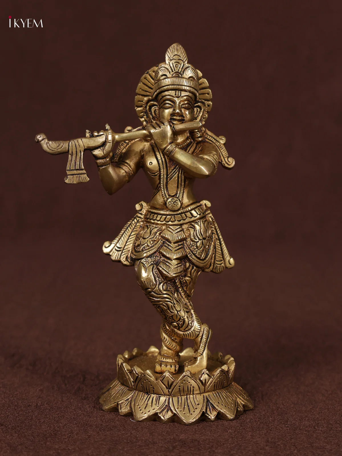 Brass Krishan Statue - KEA3116