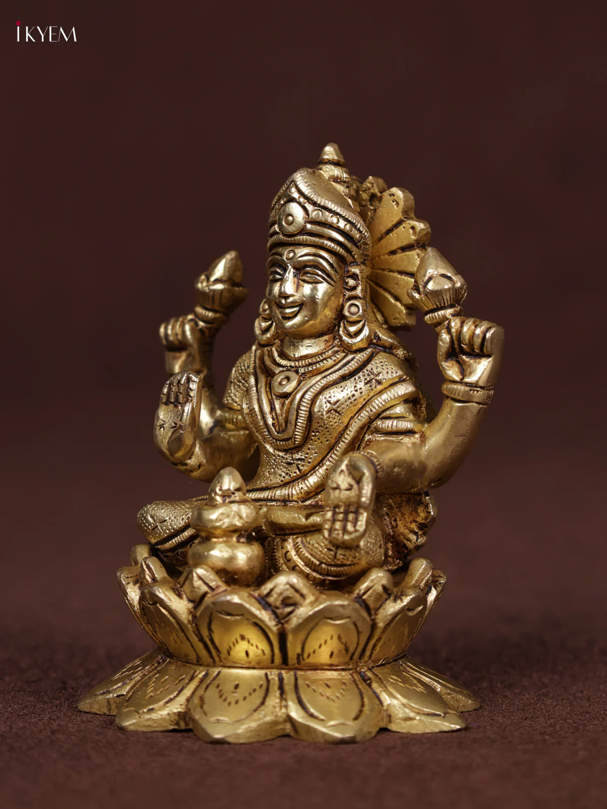 Brass Lotus Lakshmi - KEA3120 - Image 3