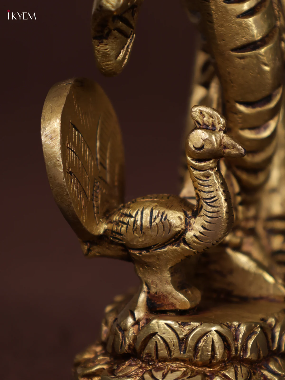Brass Radha Krishan Statue - KEA3135 - Image 3