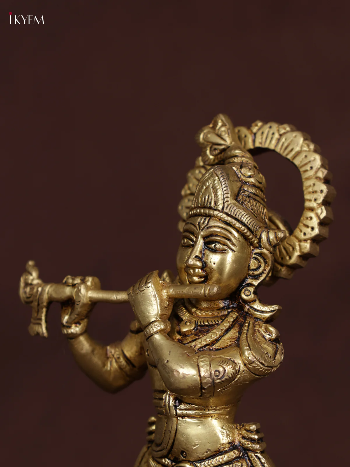 Brass Krishan Statue - KEA3136 - Image 2