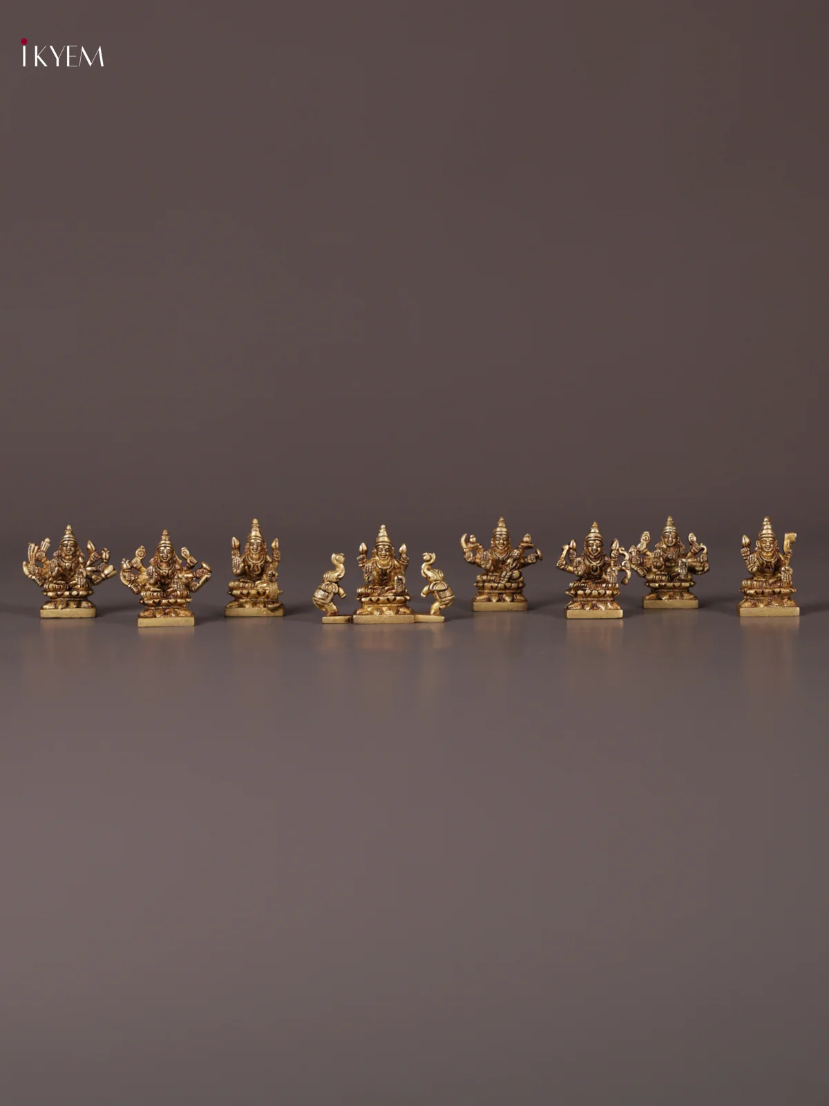 Brass Astalakshmi set - Small - 2.2 inch - KEA3140