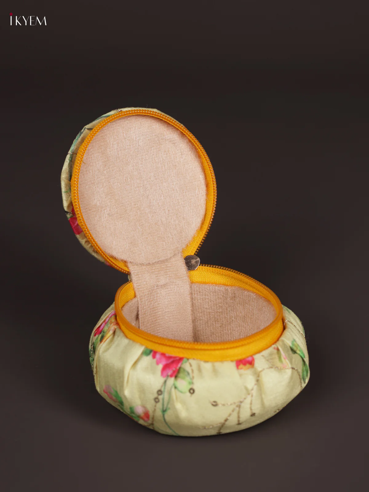 Round Bangle Box - Yellow - Image 2