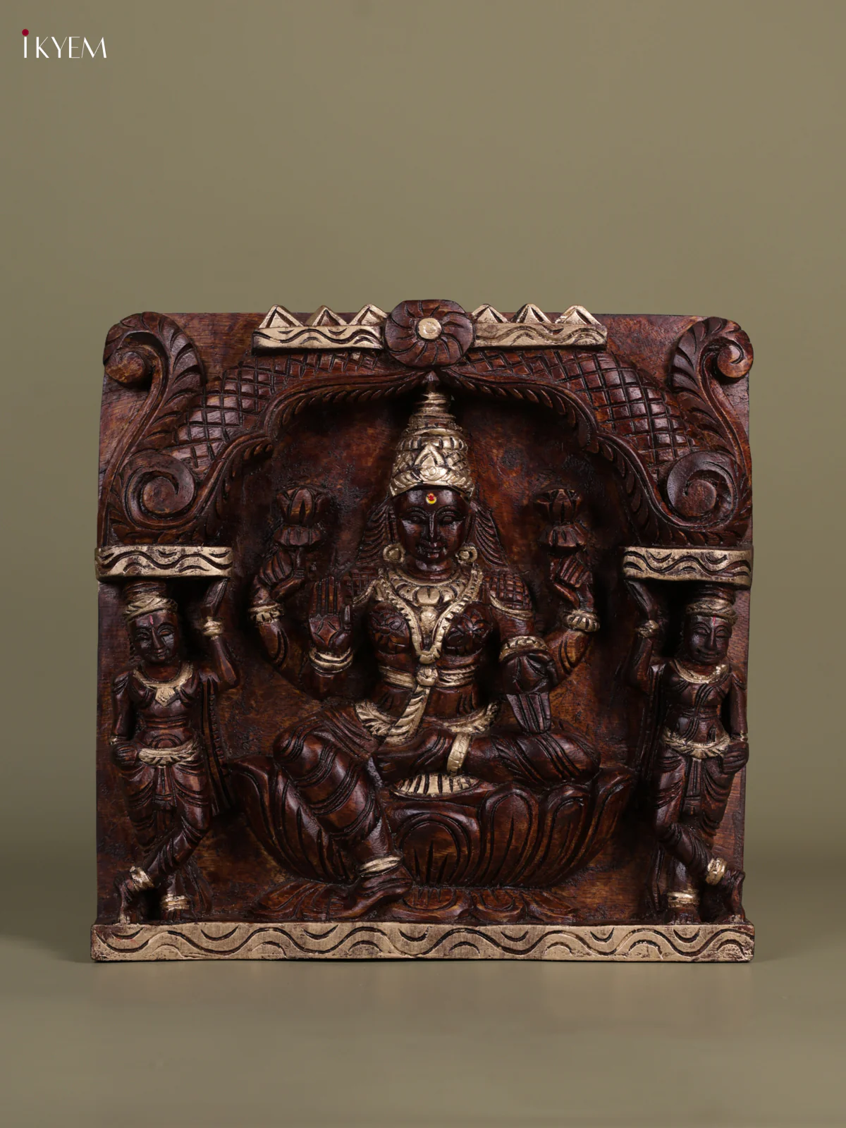Wooden -Lakshmi Panel - (12x12) - KEB0994
