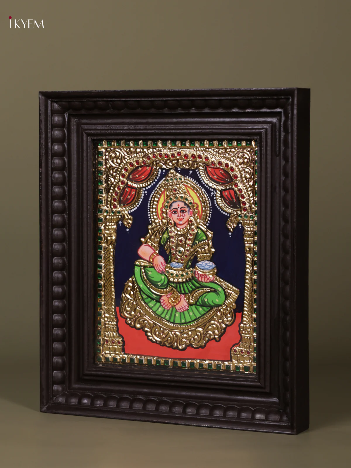 Annapoorani Tanjore painting (13*11) - KEB1245 - Image 2