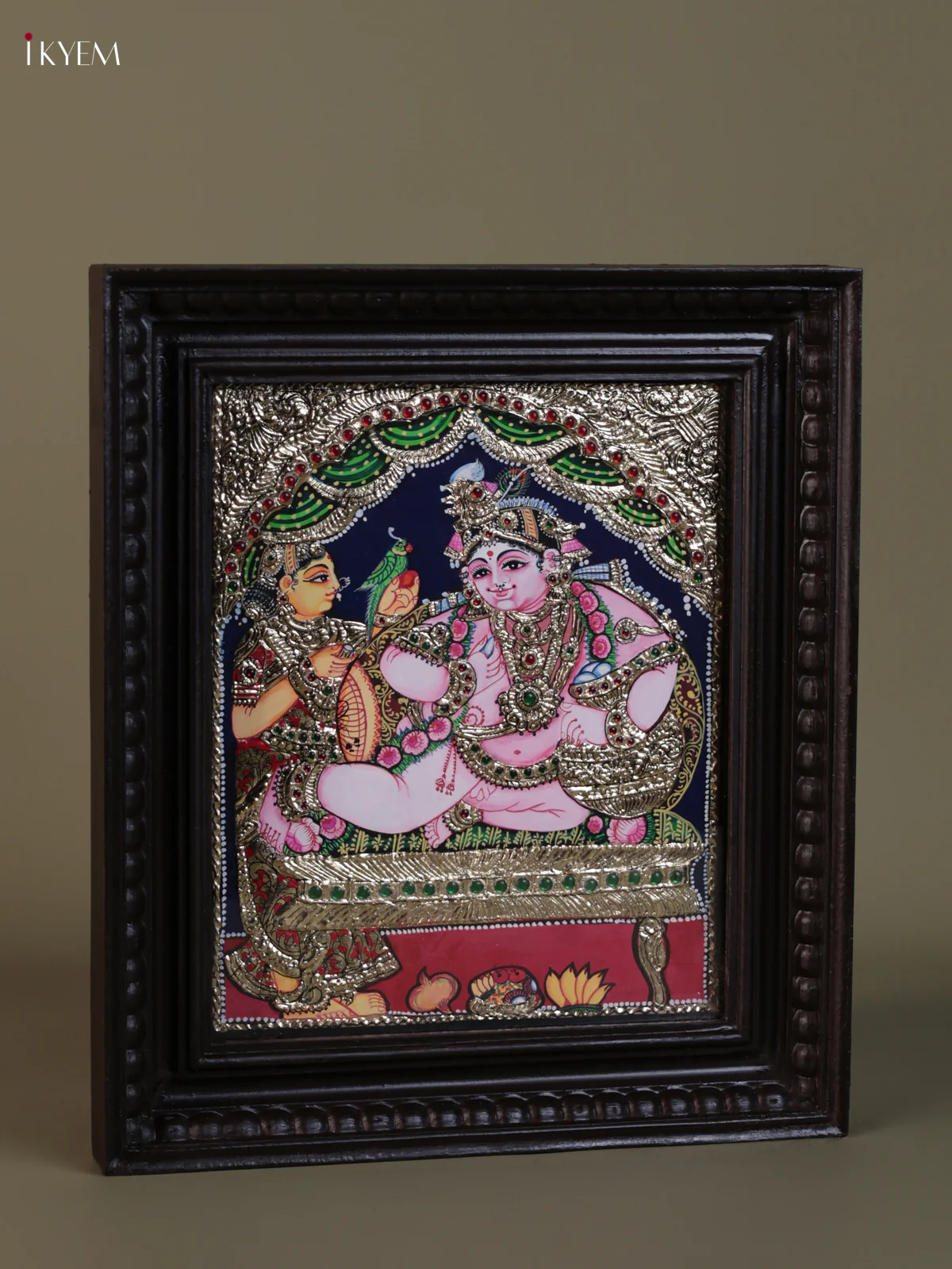 Vithoba Krishna Tanjore painting (15*13) - KEB1256 - Image 2