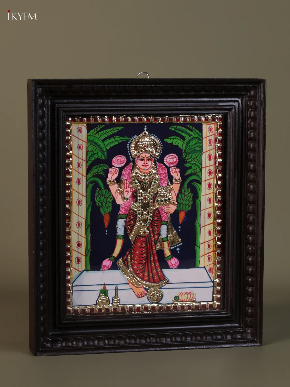 Vasthu lakshmi Tanjore painting (15*13) - KEB1258 - Image 2