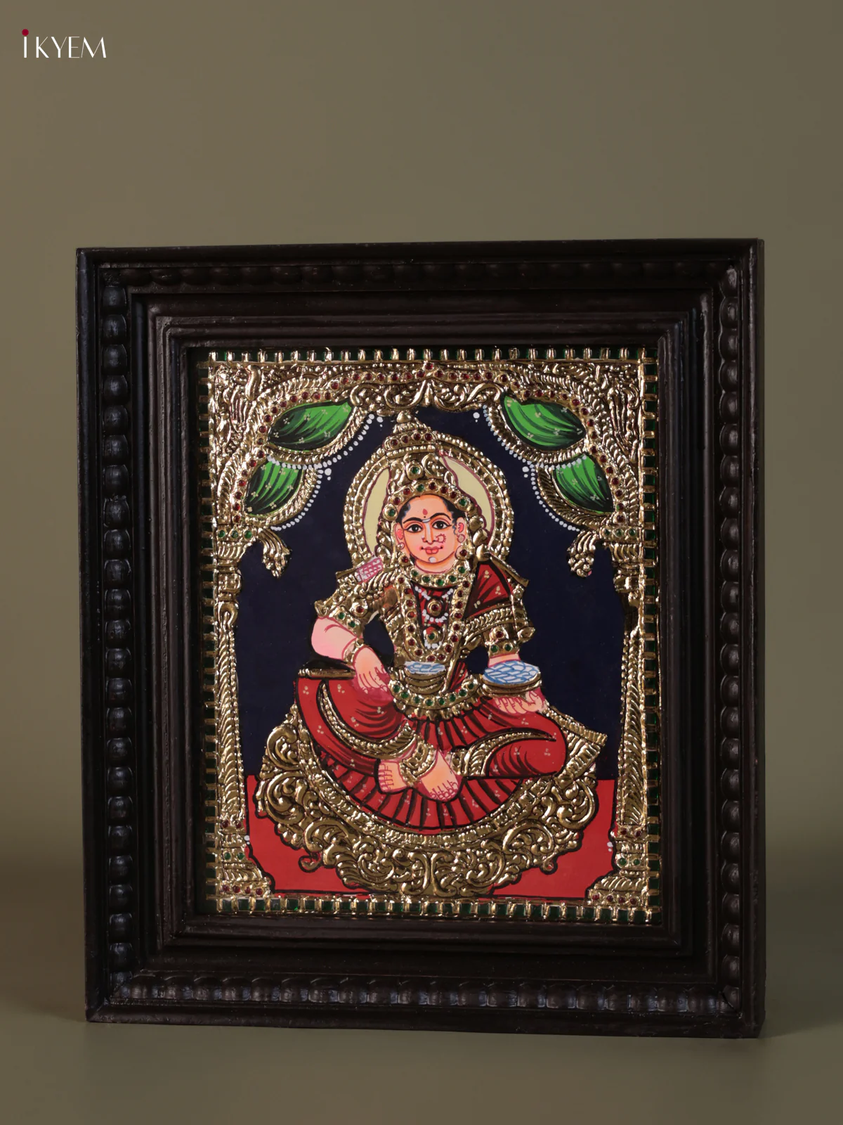 Annapoorani Tanjore painting (15*13) - KEB1280 - Image 3