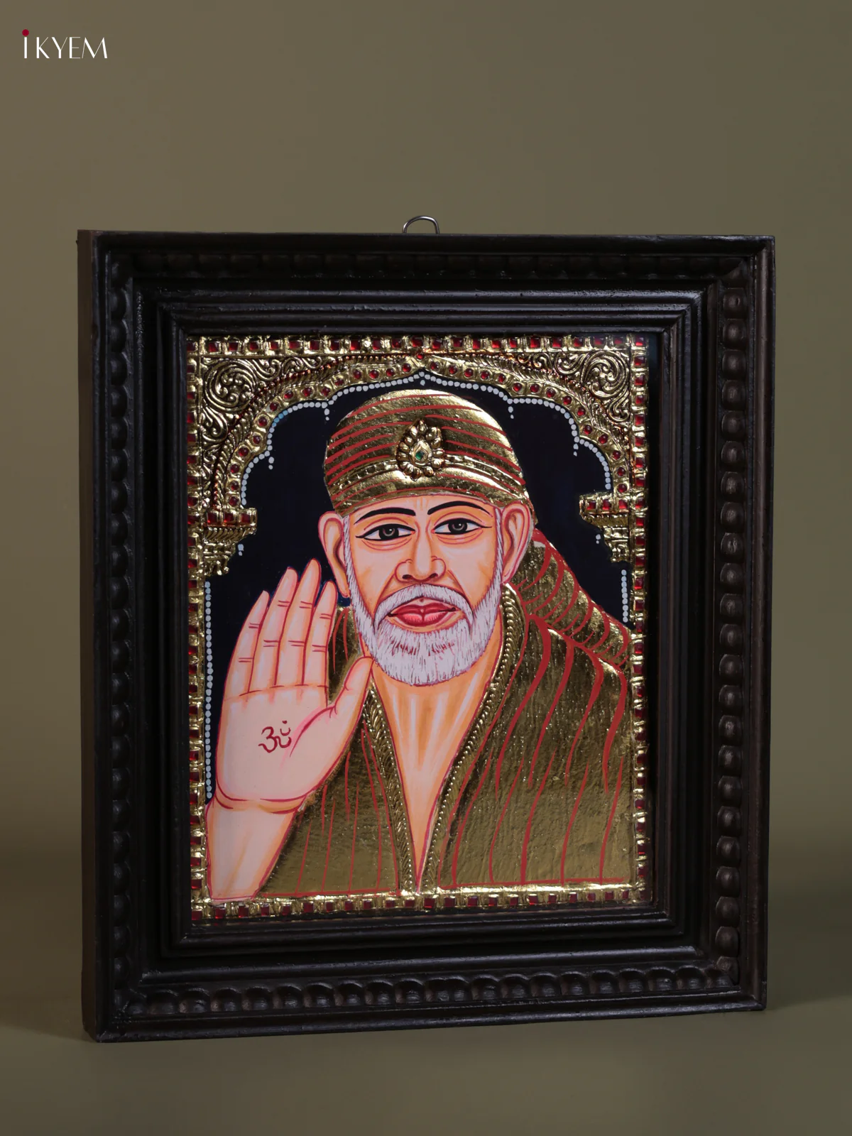 Sai Baba Tanjore painting (15*13) - KEB1287 - Image 2