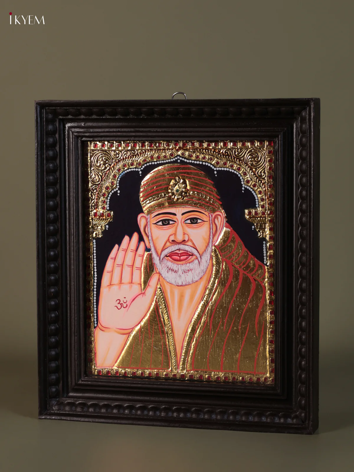 Sai Baba Tanjore painting (15*13) - KEB1287 - Image 3
