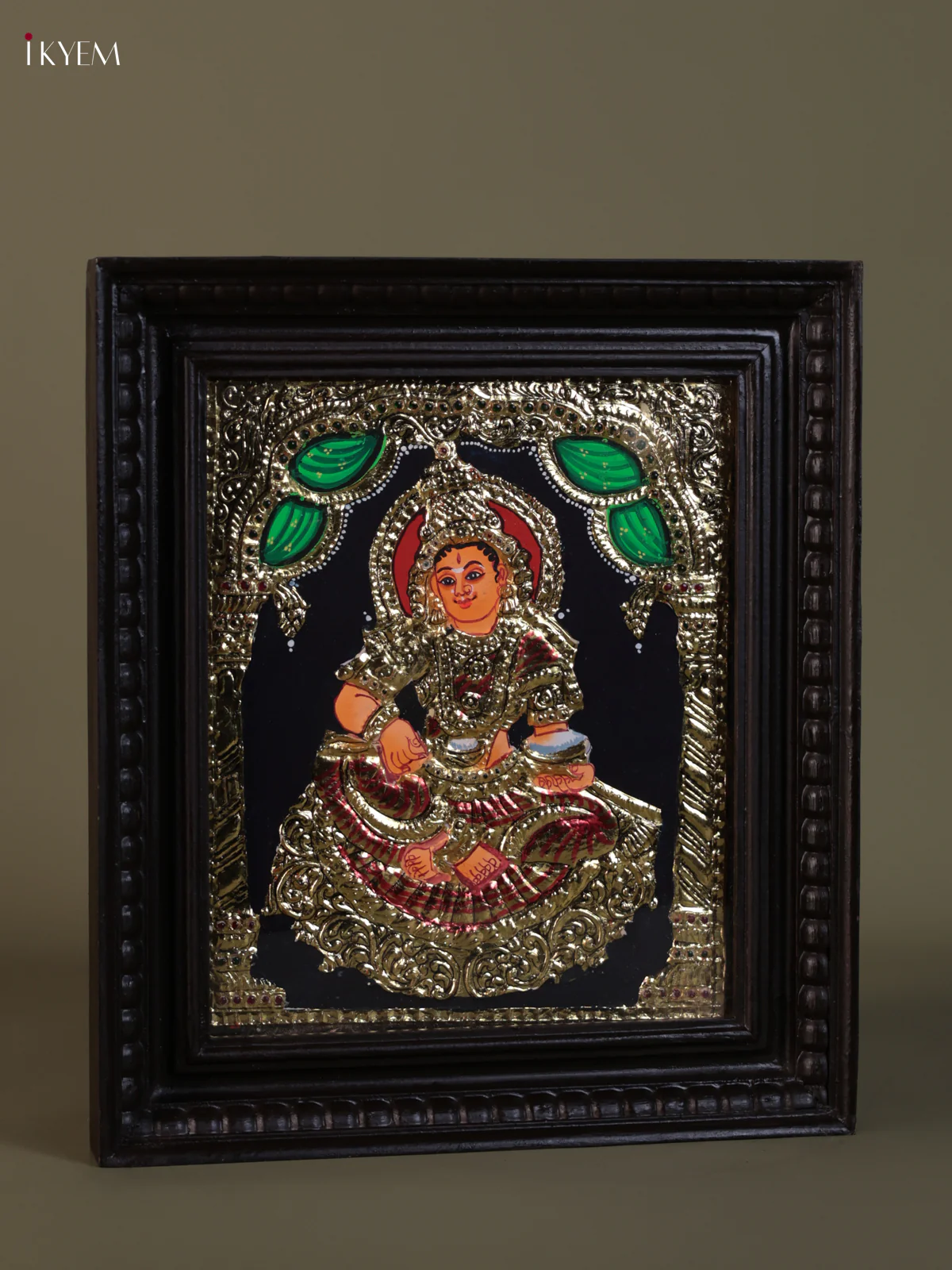 Annapoorani Tanjore painting (15*13) - KEB1289 - Image 2