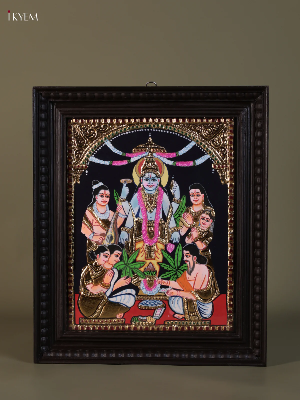 Sathya Narayana Tanjore painting (18*15) - KEB1301