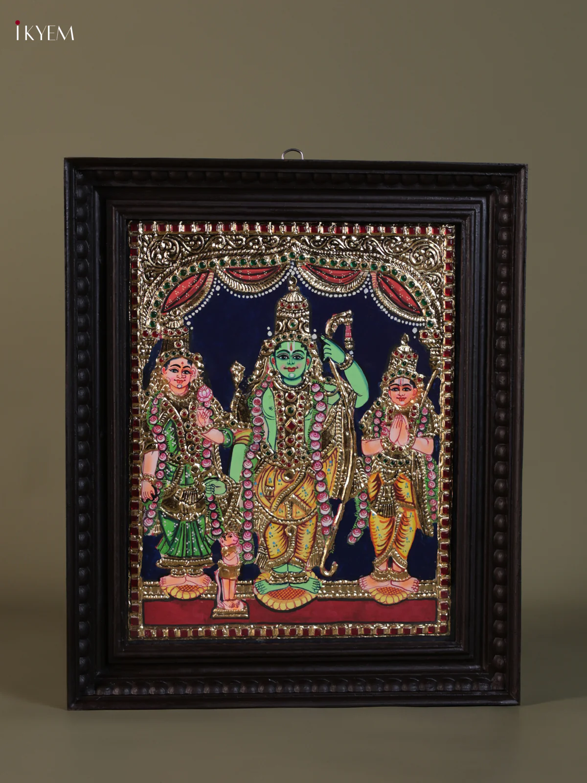 Ram Parivar - Tanjore painting (18*15) - KEB1304 - Image 2