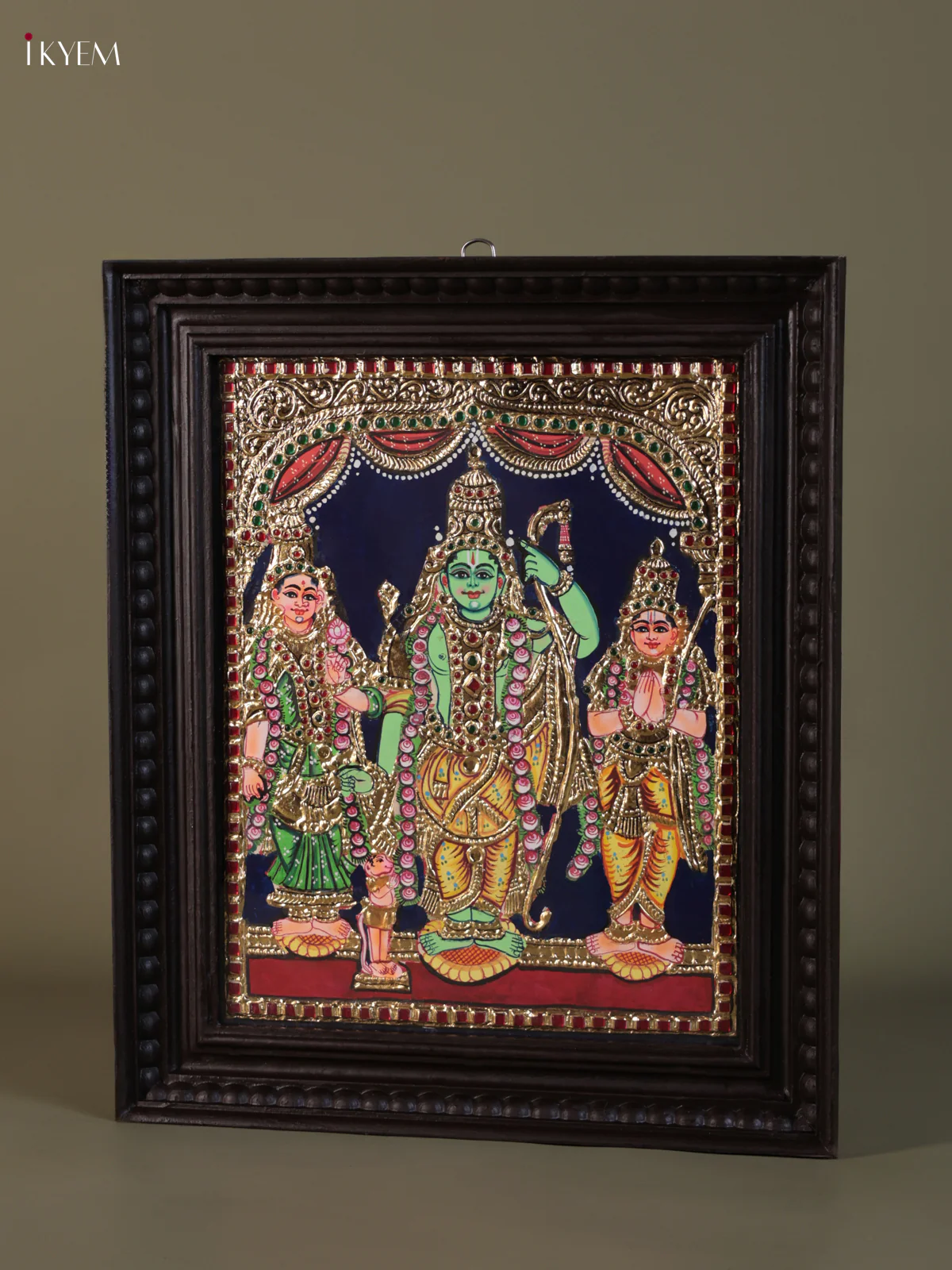 Ram Parivar - Tanjore painting (18*15) - KEB1304 - Image 3