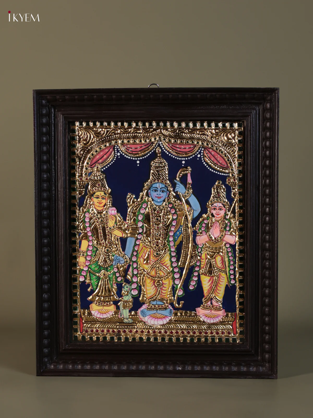 Ram Parivar - Tanjore painting (18*15) - KEB1305