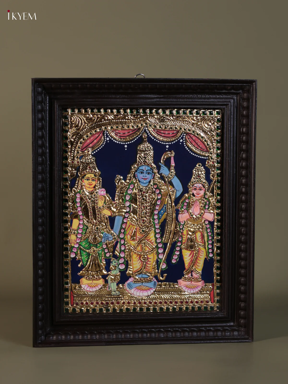 Ram Parivar - Tanjore painting (18*15) - KEB1305 - Image 2