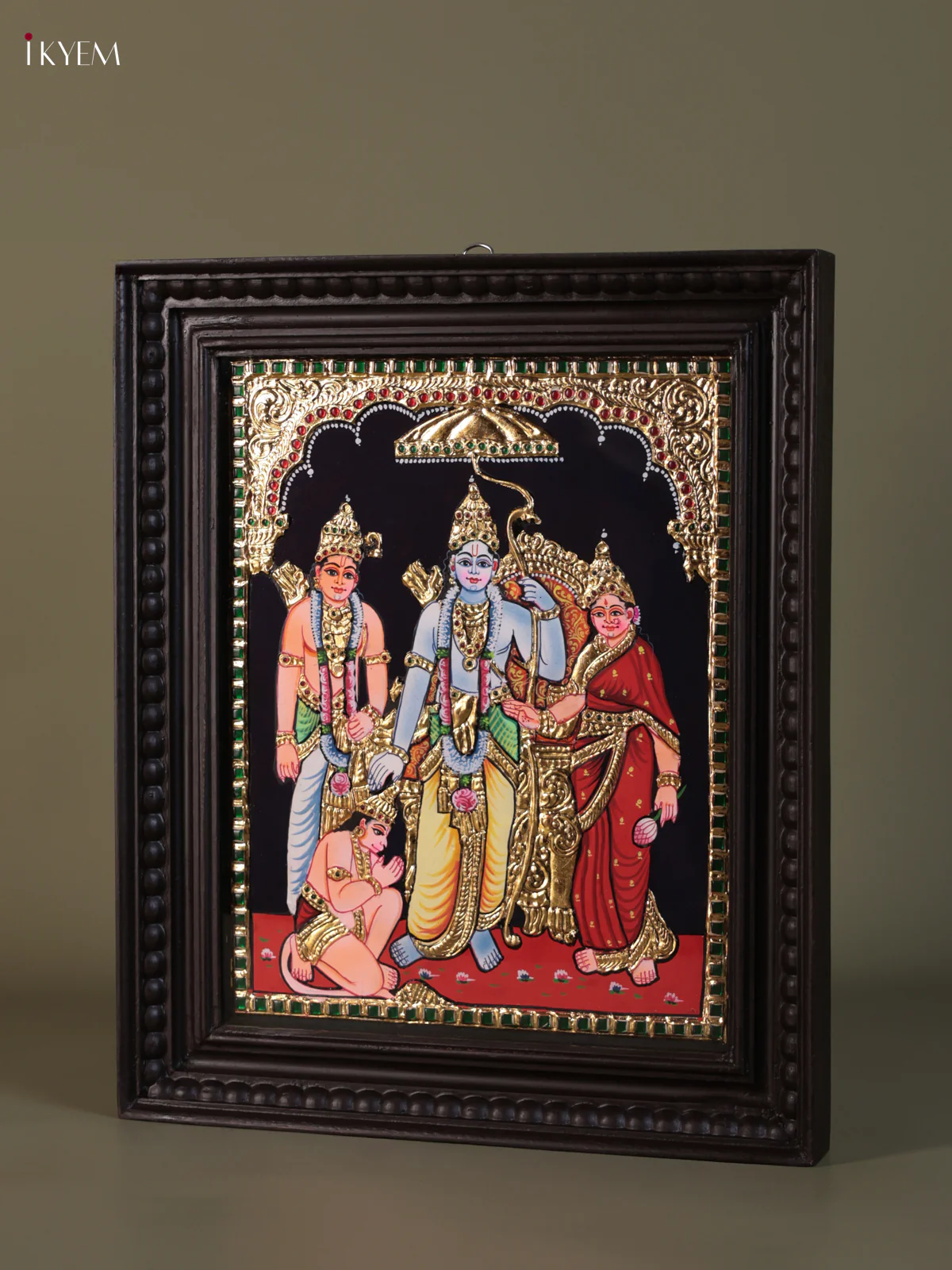 Ram Drabar Tanjore painting (18*15) - KEB1311 - Image 3