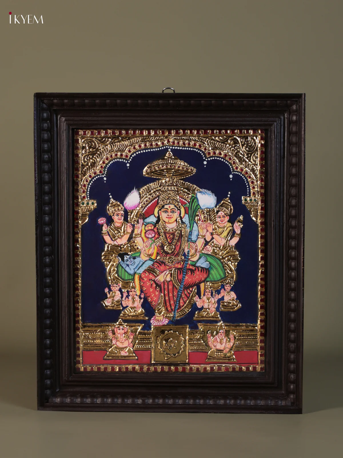 Lalithambikai Tanjore painting (18*15) - KEB1324
