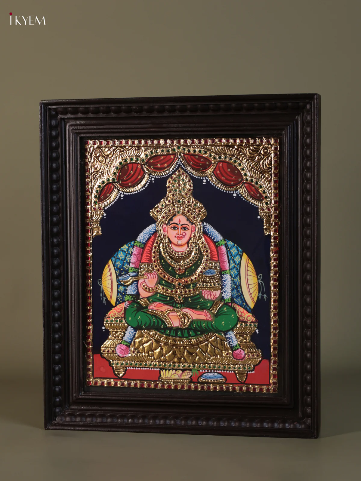 Annapoorani Tanjore painting (18*15) - KEB1332 - Image 3