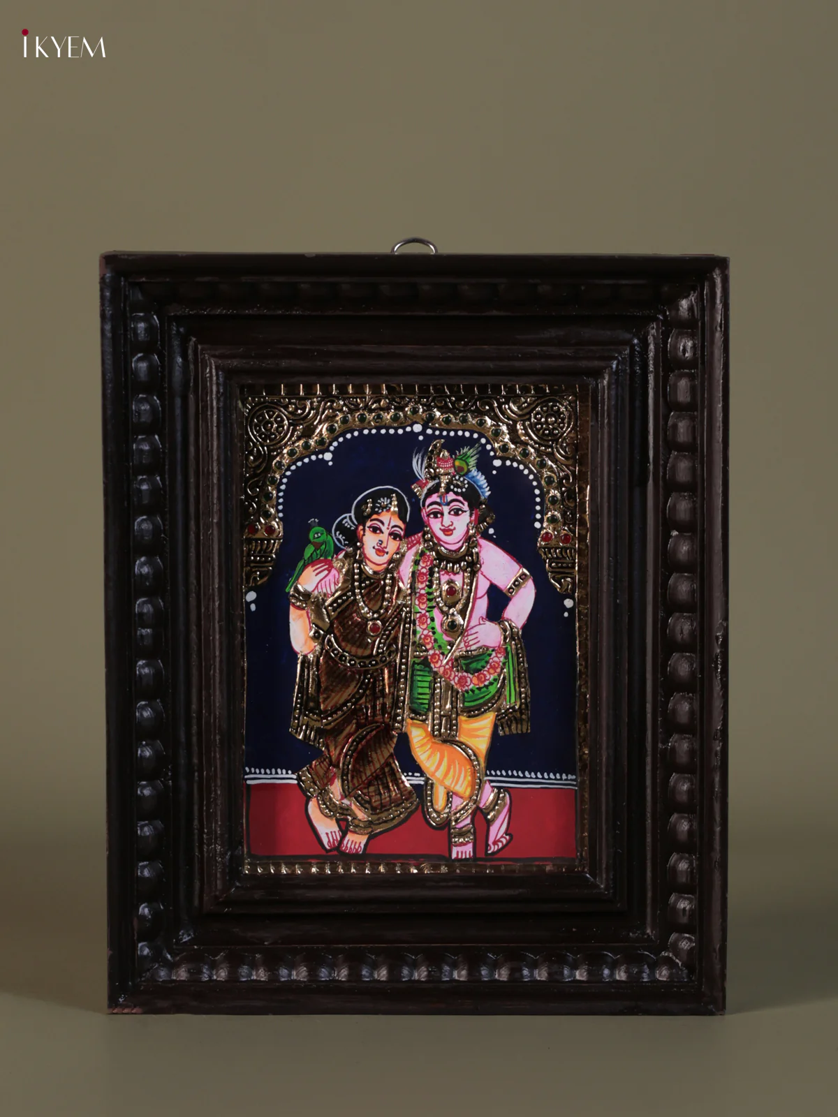 Radha Krishna Tanjore painting (10*8) - KEB1338