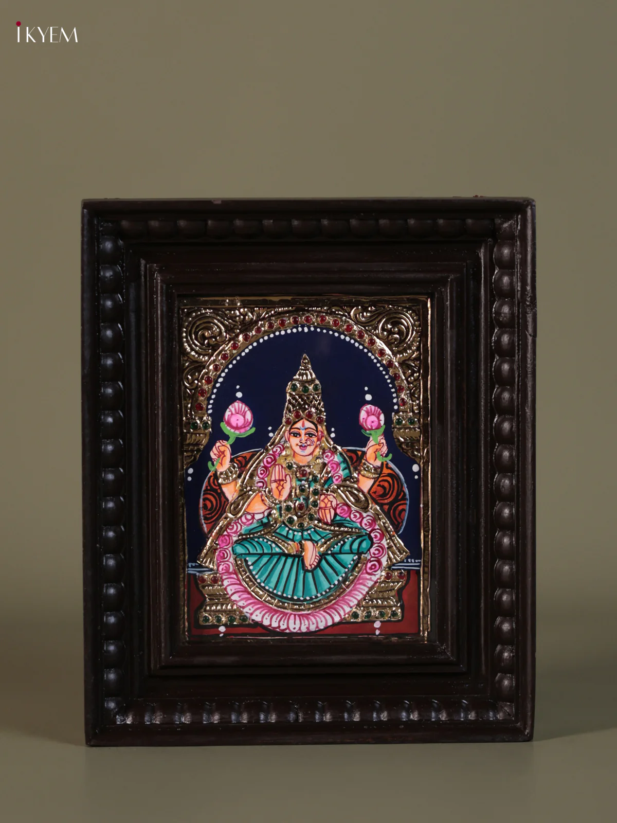 Lakshmi Tanjore painting (10*8) - KEB1350
