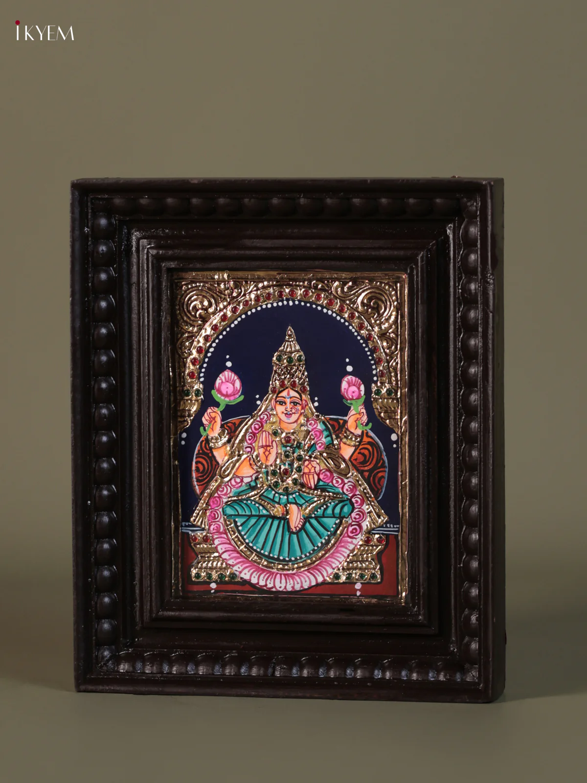 Lakshmi Tanjore painting (10*8) - KEB1350 - Image 2