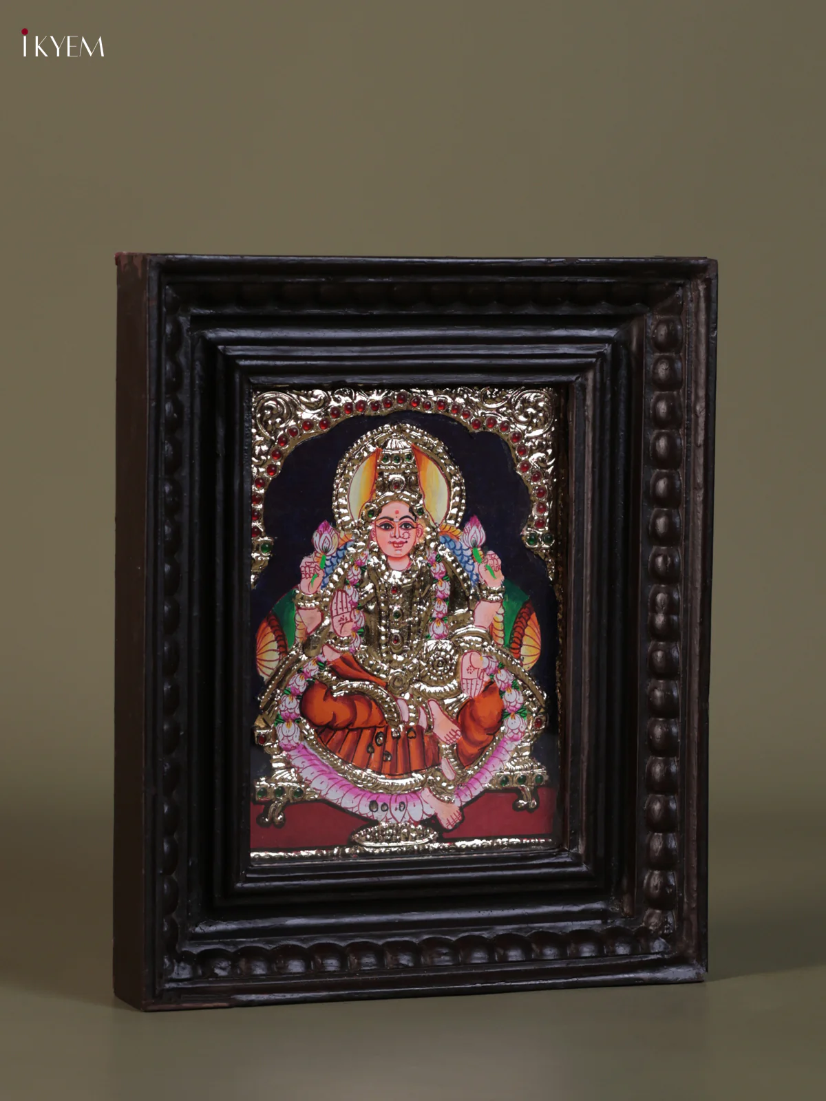 Lakshmi Tanjore painting (10*8) - KEB1365 - Image 2