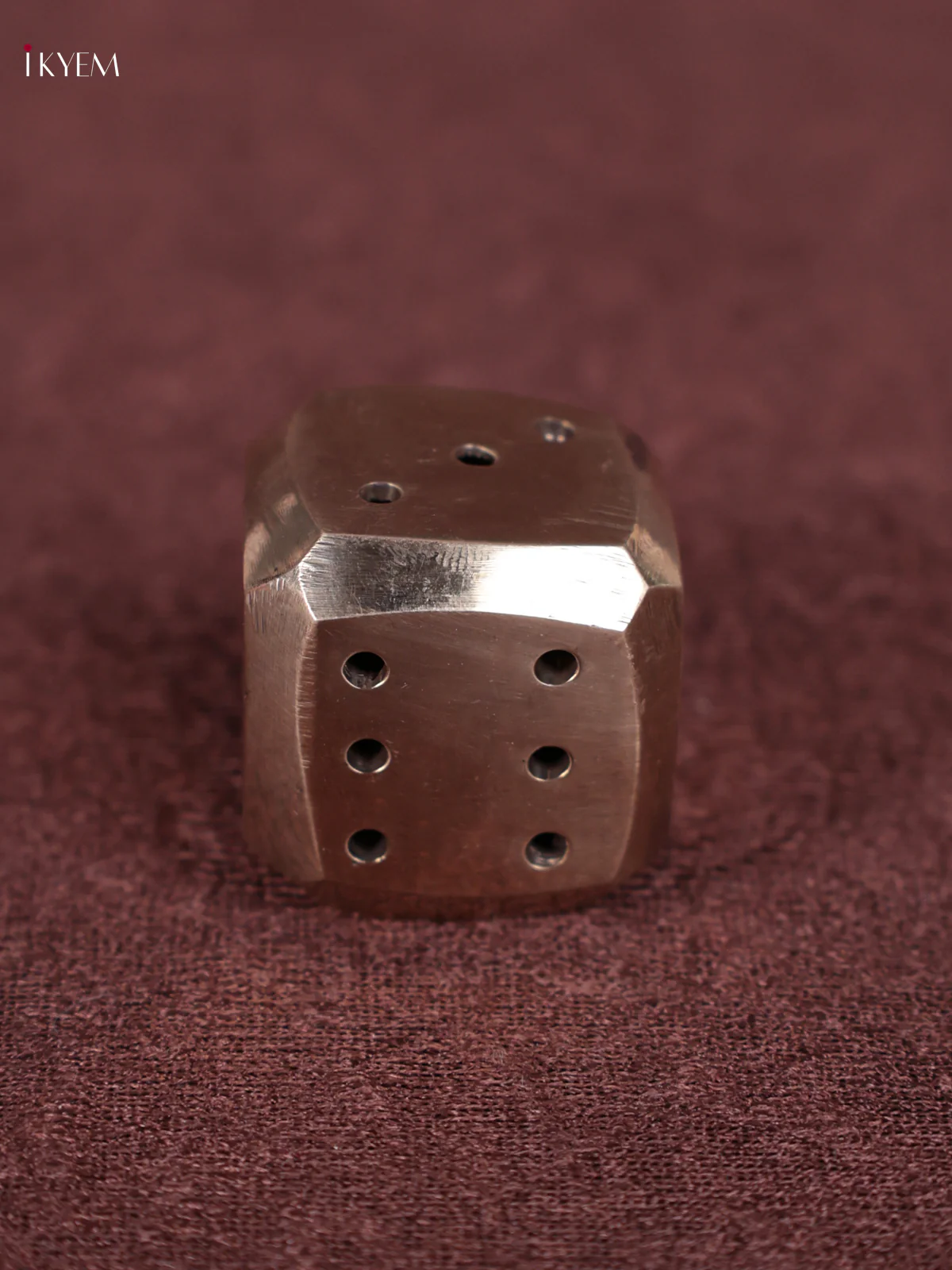 Brass Dice/Pasa Design Agarbatti Stand - KEB23036 - Image 2