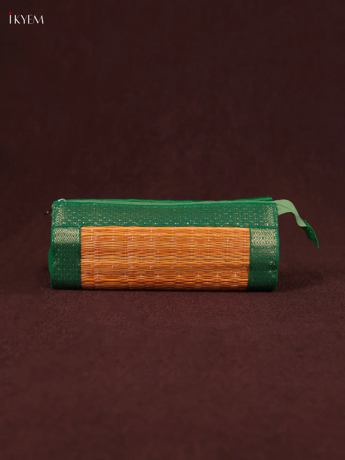 Korai Purse With Zari Border - Orange - KEB24022