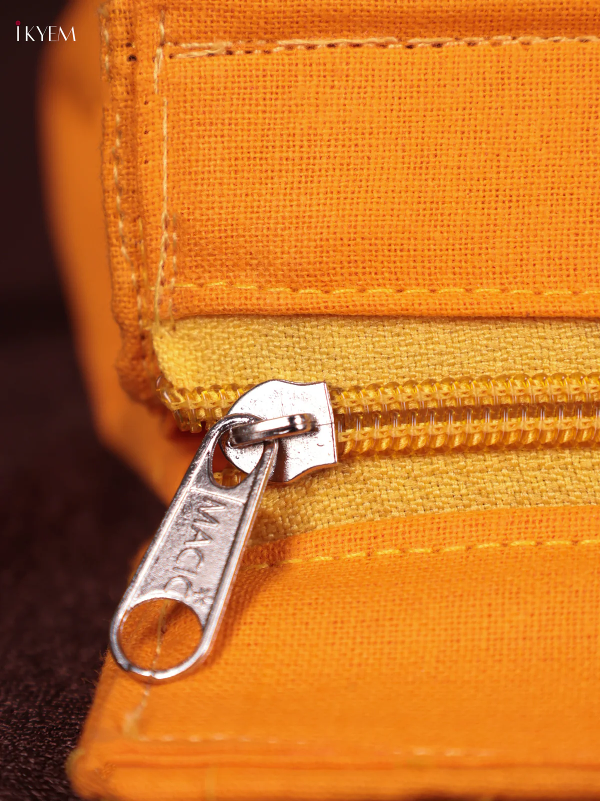 Korai Handbag - Yellow With Zip - (6×6) - KEB24031 - Image 2
