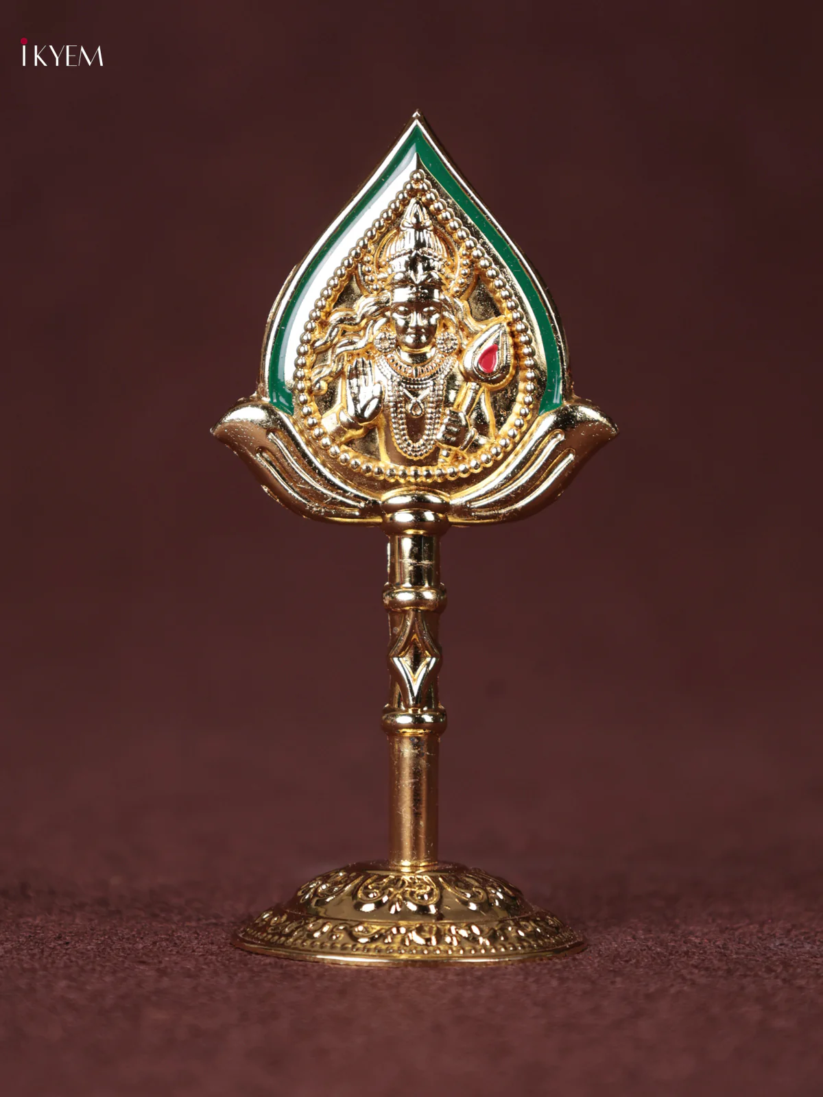 Gold Plated Vell With face