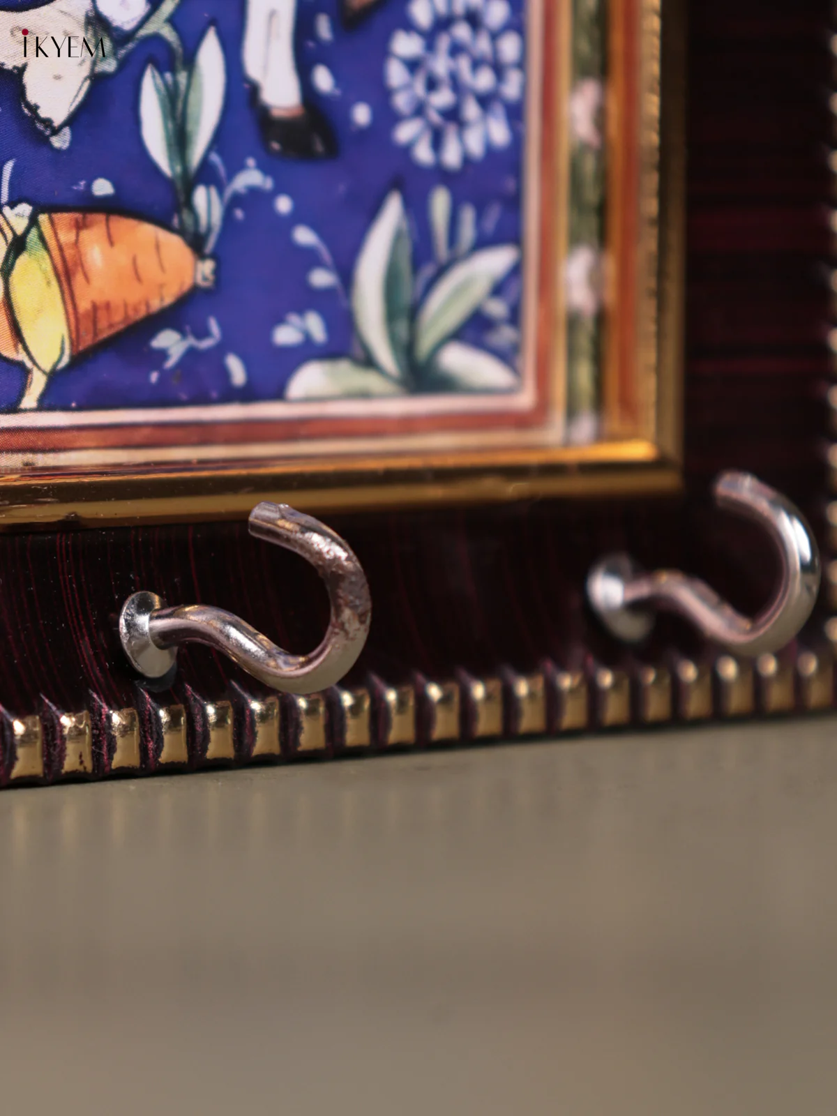 Digital Printed Photoframe /Key Hangers - Cow - blue - KEB25022 - Image 2