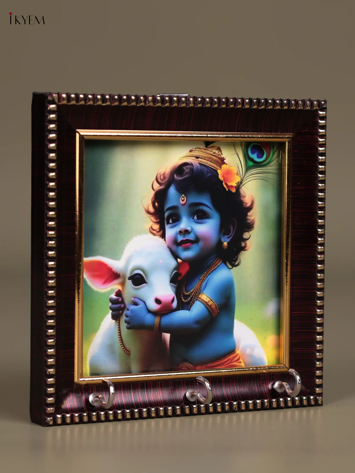 Digital Printed Photoframe /Key Hangers - Cow Krishna - Image 3
