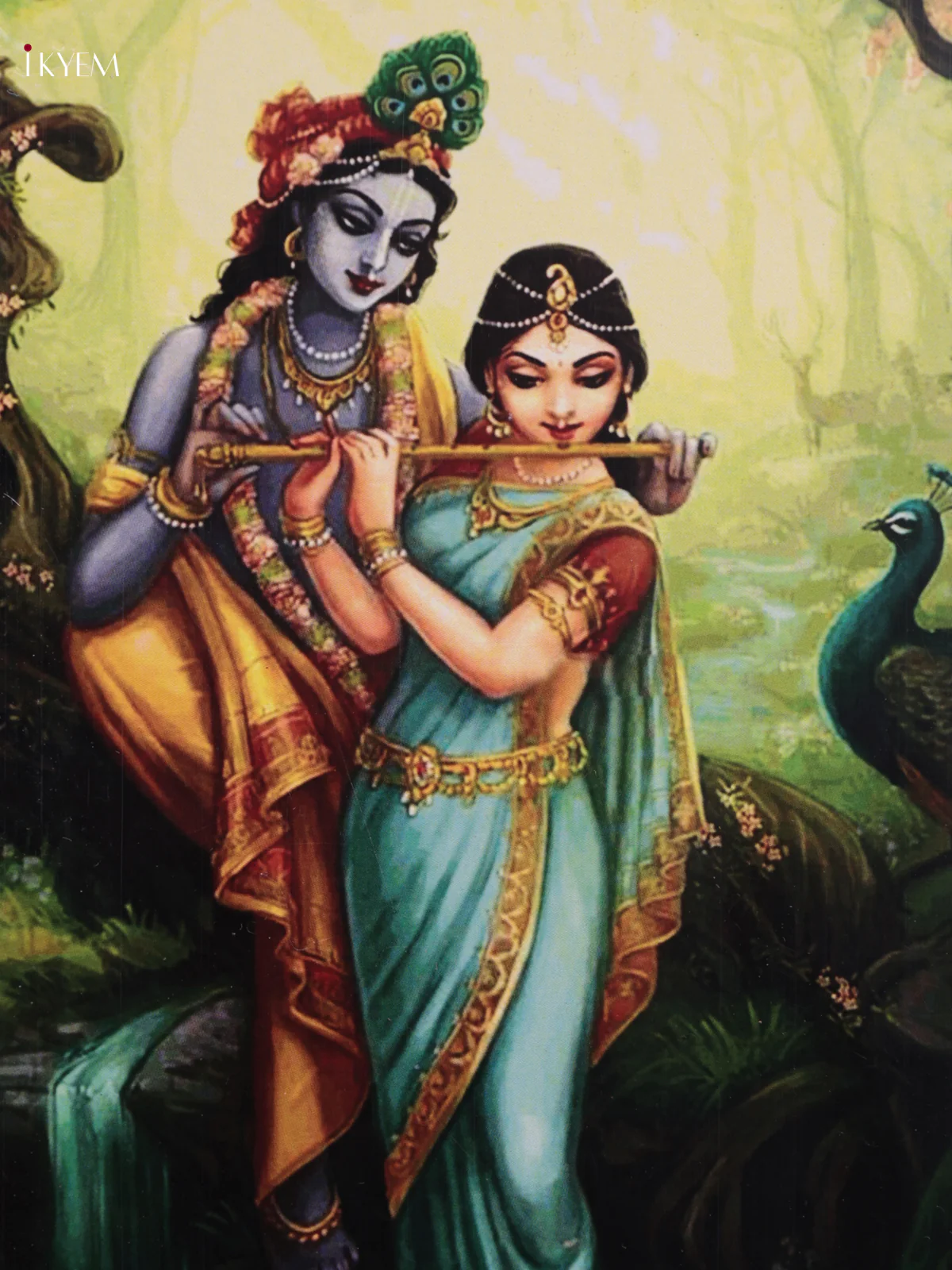 Key Hanger - Radha Krishna (10X4) - Image 2
