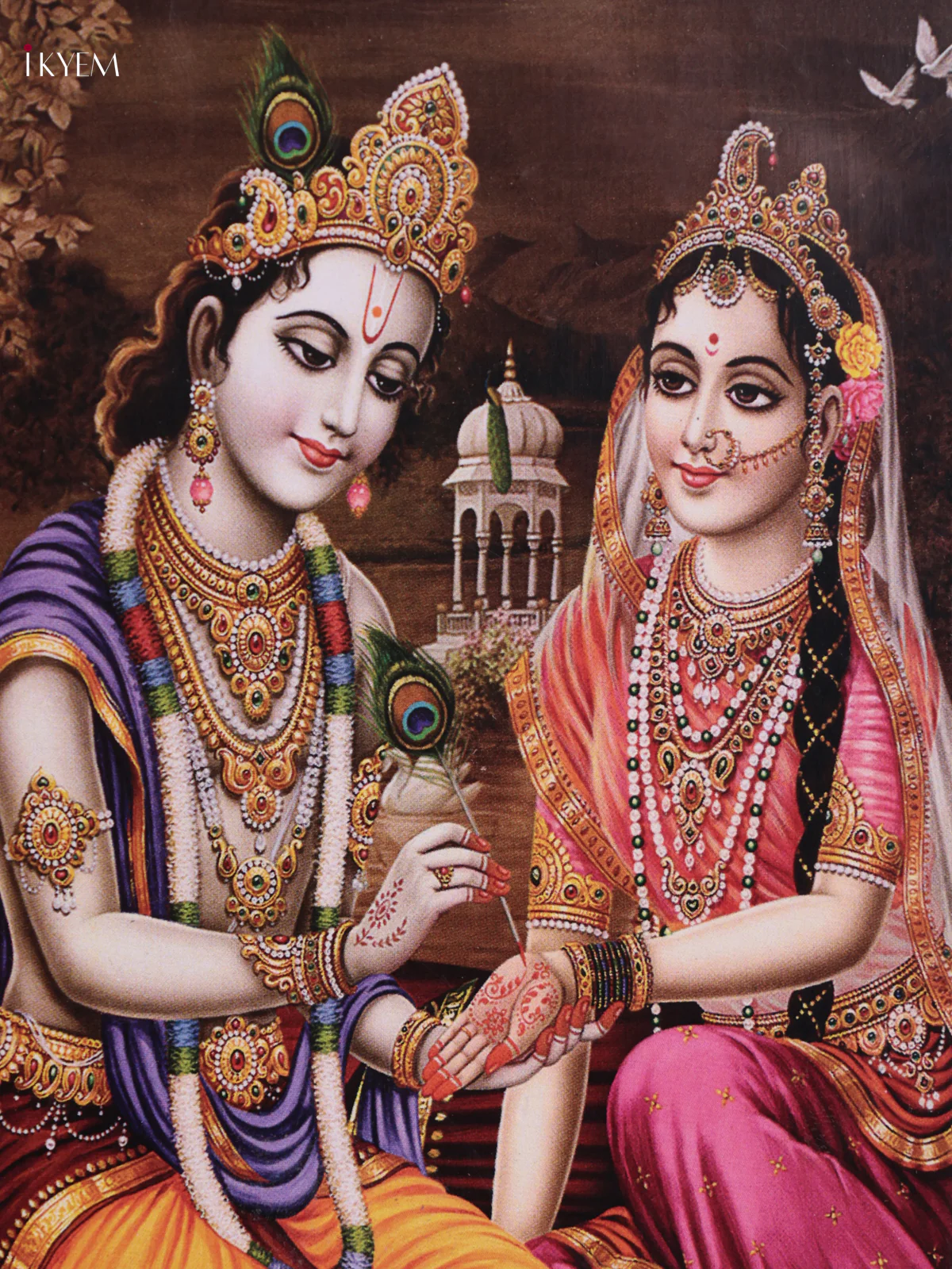Key Hanger - Radha Krishna (10X4) - Image 2