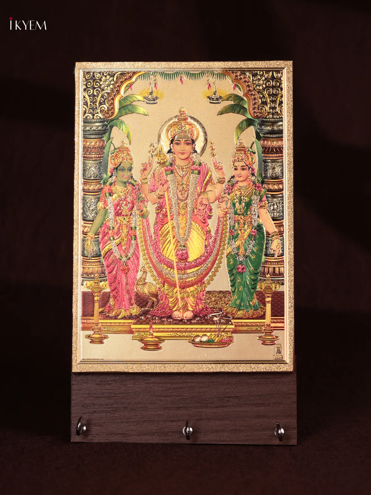 Digital Printed Valli Murugar Devayani - Key hanger