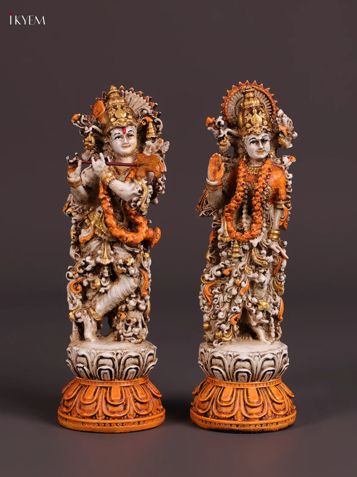 Handicrafts Resin Radha Krishna Statue