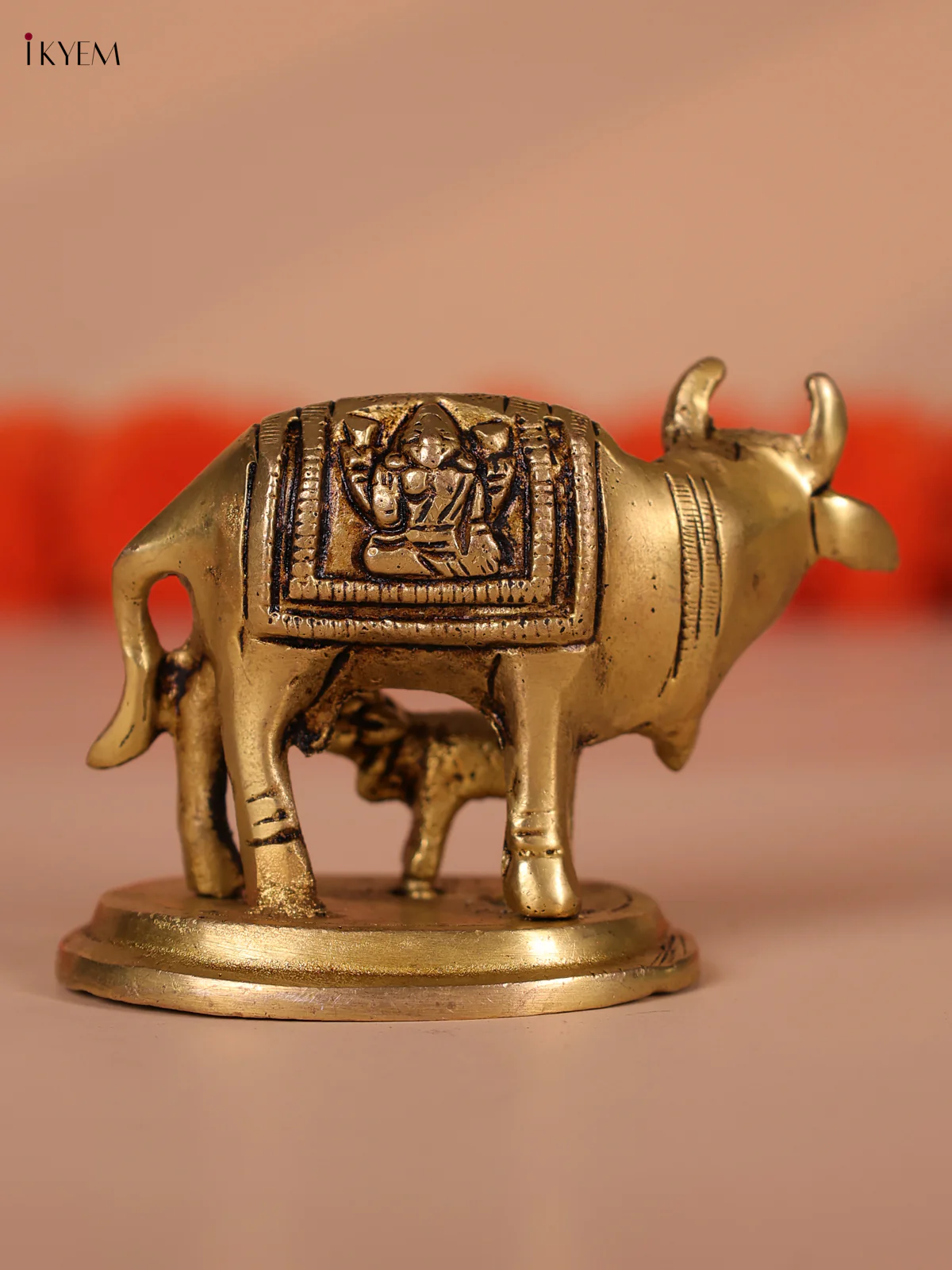 Brass Cow & Calf 2.5 Inches - KI07115 - Image 3