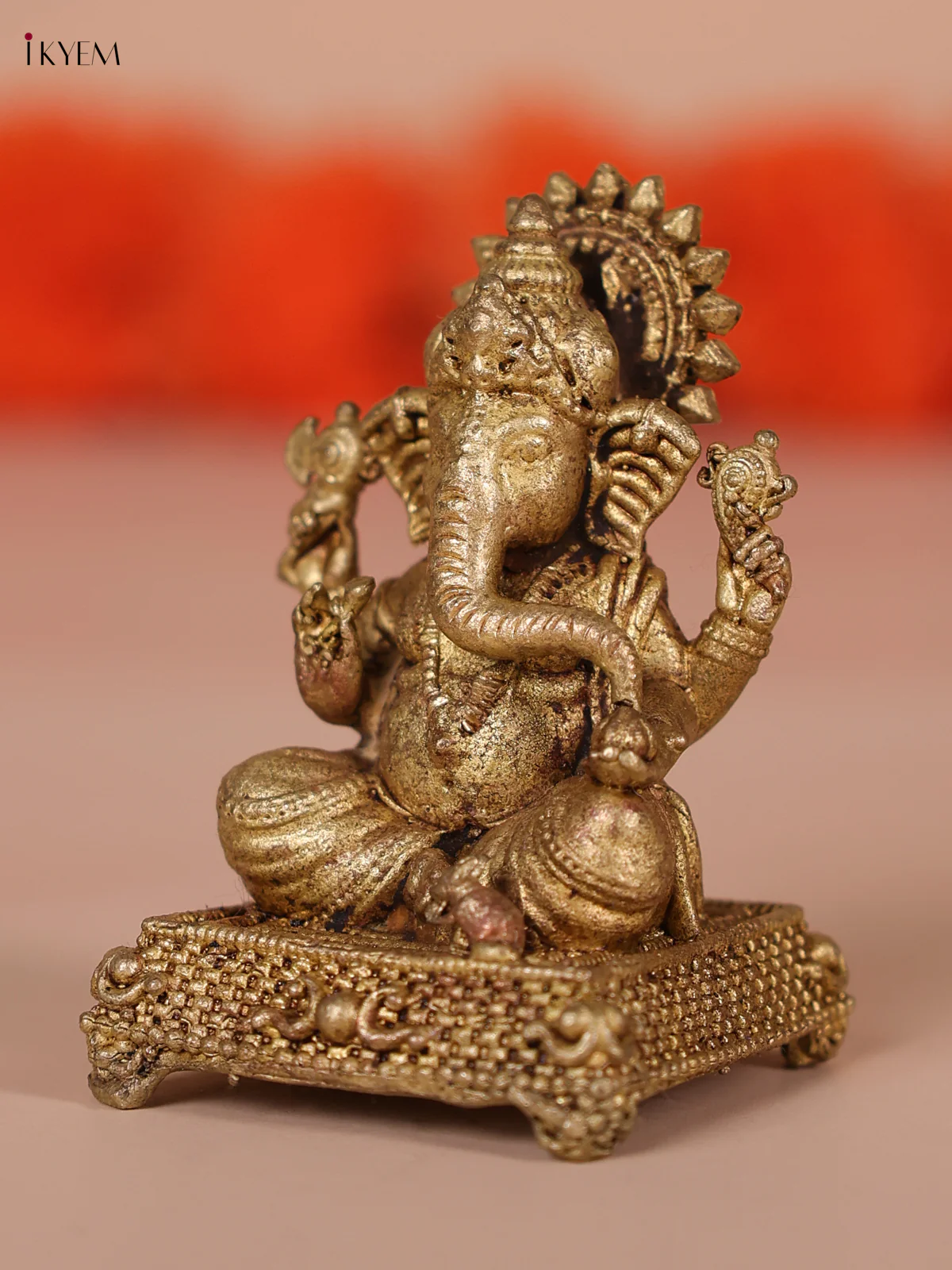 Brass Ganesha Idol - Image 2