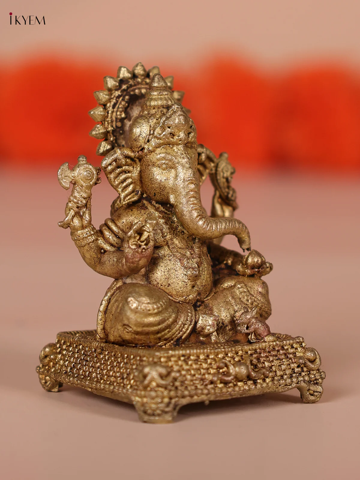 Brass Ganesha Idol - Image 3